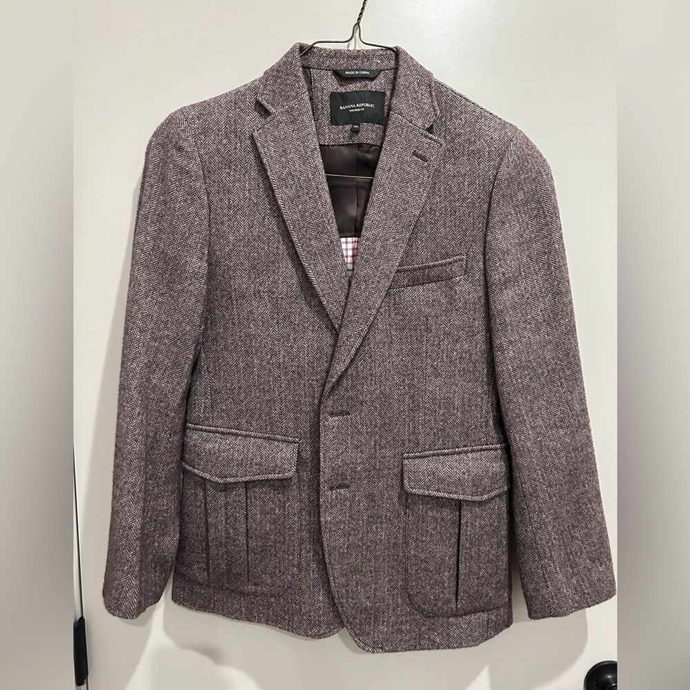 Men’s Banana Republic Gray Wool Sport Coat